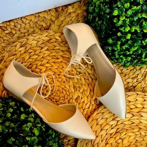 ALDO CHESSI LEATHER FLATS